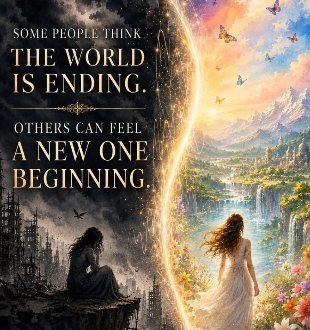 Before anything evolves, there must be a release of what no longer belongs. This is happening on the collective &amp; individual level. Some things, situations &amp; people are leaving our experience bc they are not aligned with who we are becoming. 