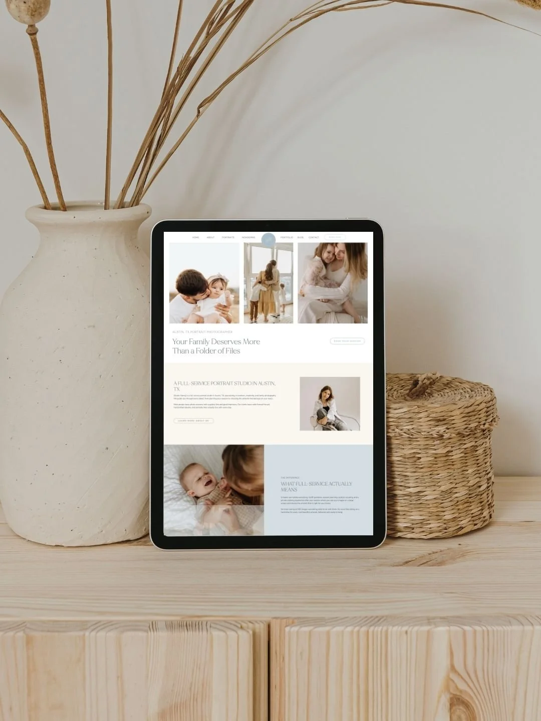 The Quiet Hour Complete Bundle | Showit Website Template For Photographers