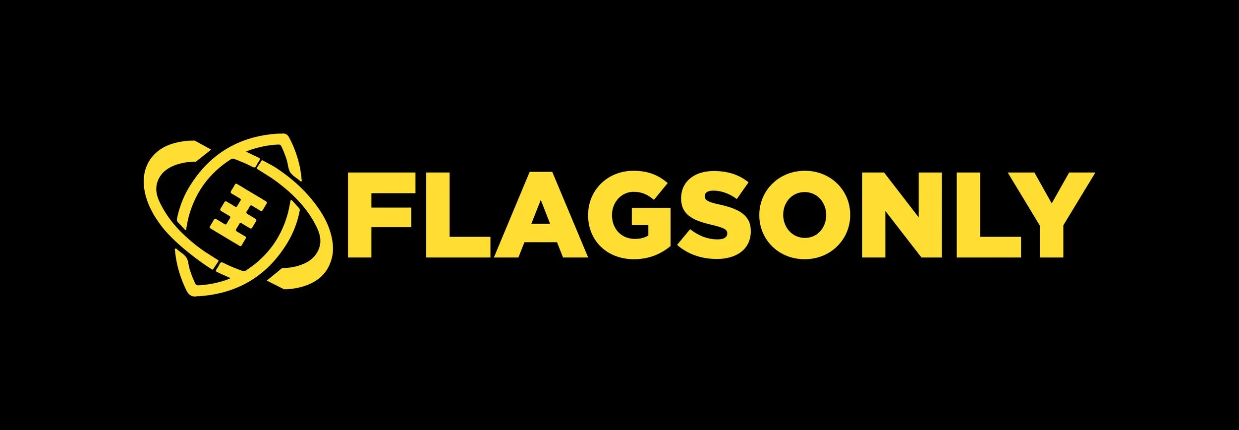 The image features the logo of the sports betting company 'FLGSONLY' with a yellow football icon and black background.