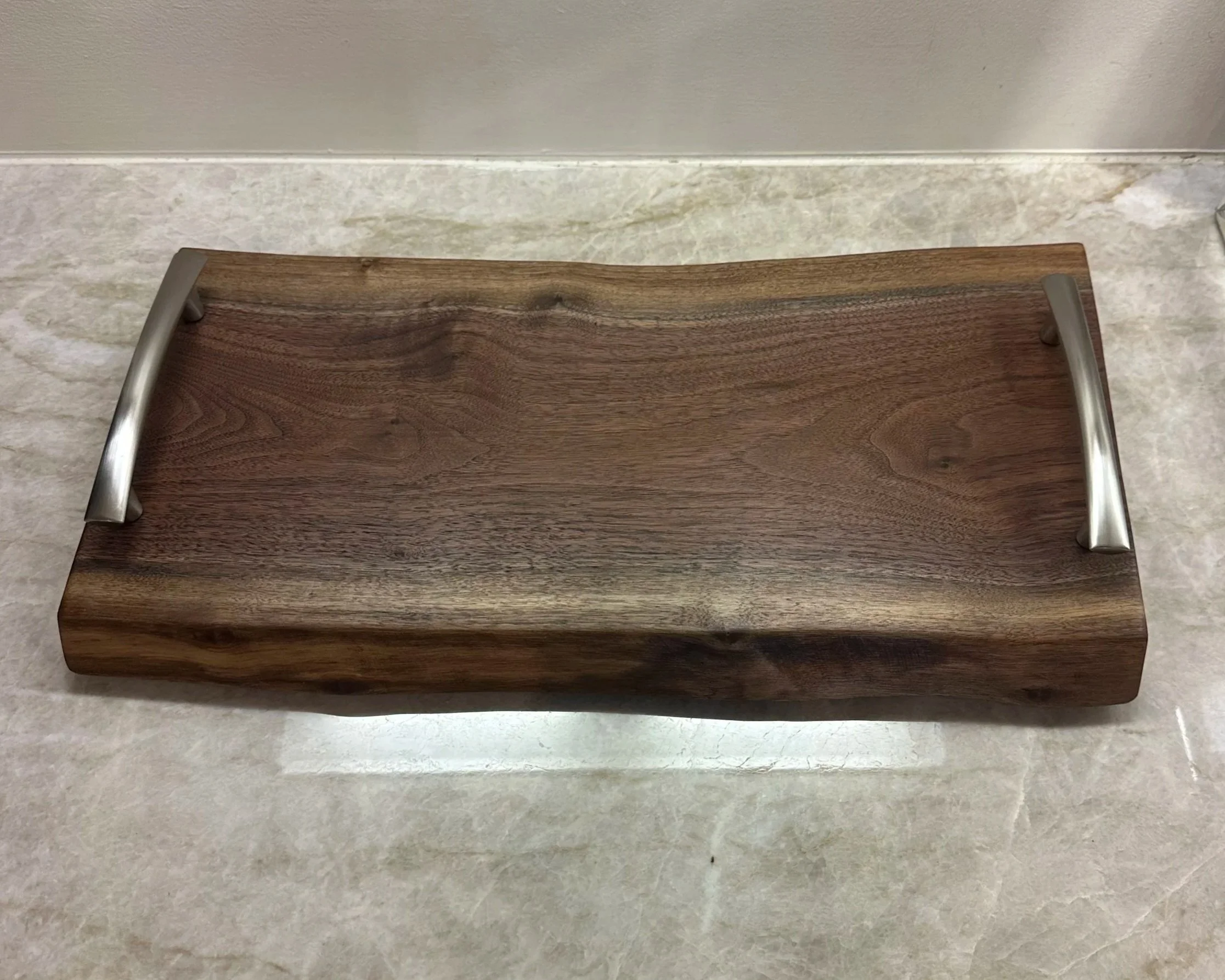 Live Edge Walnut Serving Tray