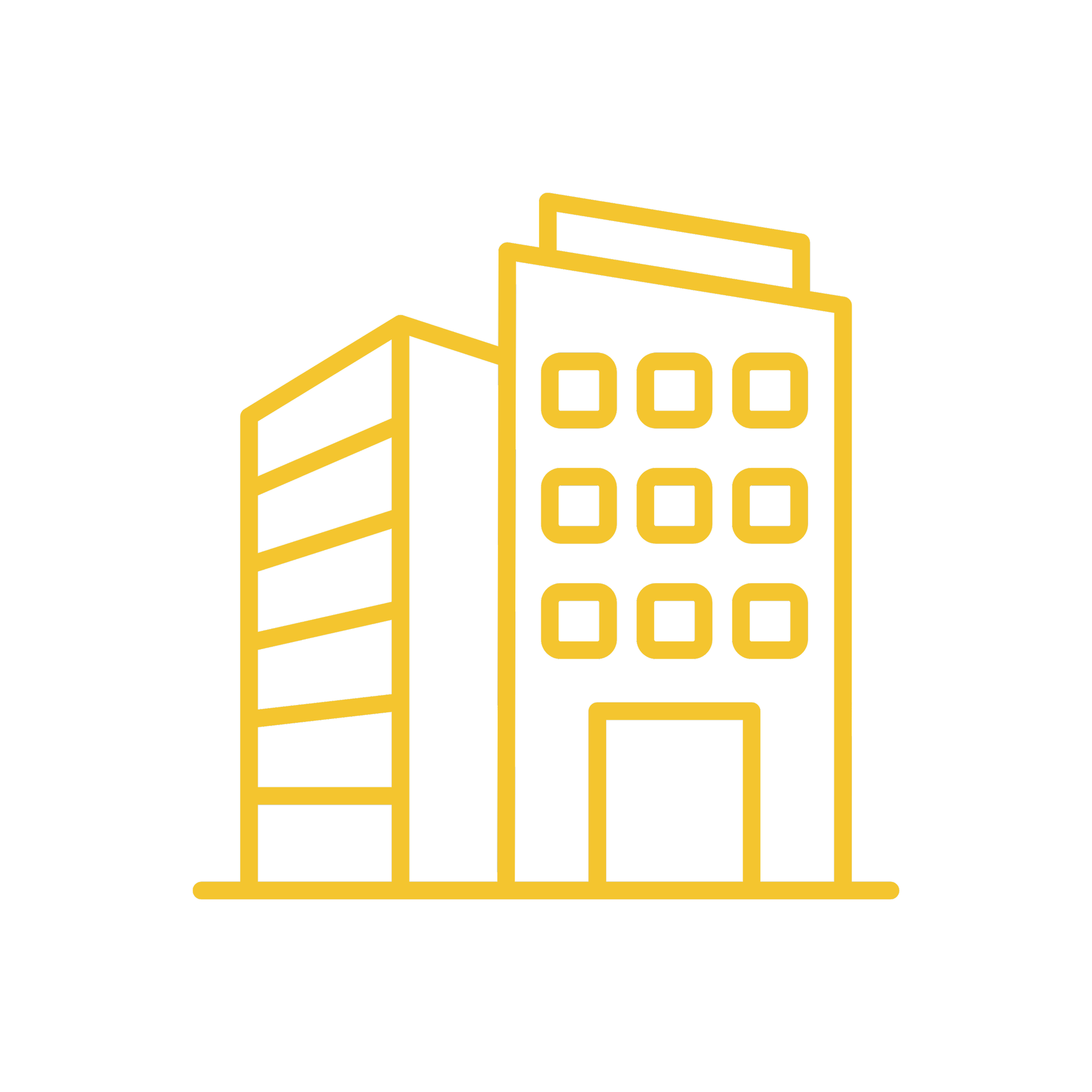 Yellow outline of stacked books with the word 'book' written vertically.