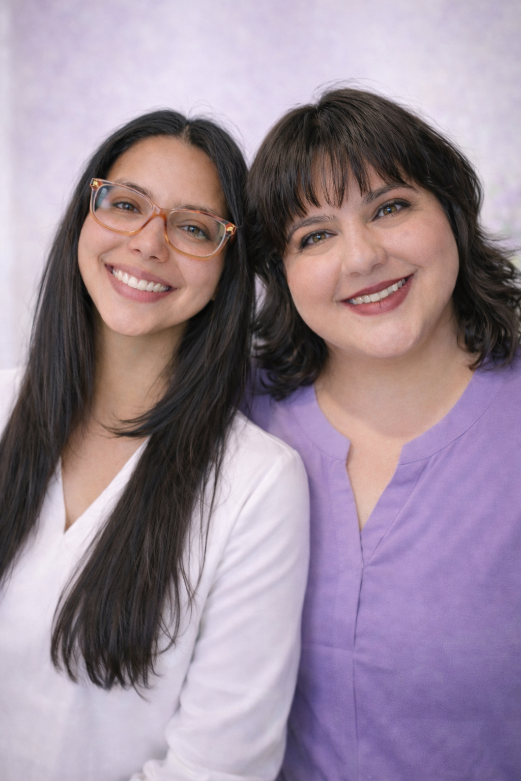 The Kids Welcomed founders, Mel and Vivian posting together smiling