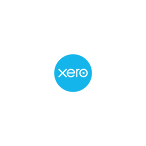 Xero logo with a blue circle and white text