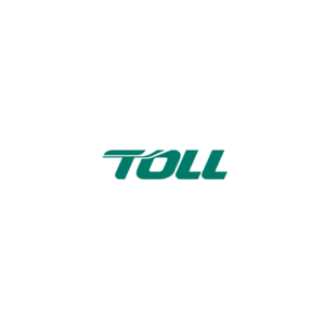 TOLL logo on a white background.
