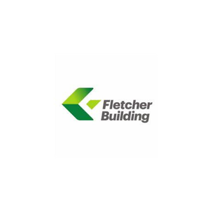 Fletcher Building logo featuring a green geometric arrow and text.
