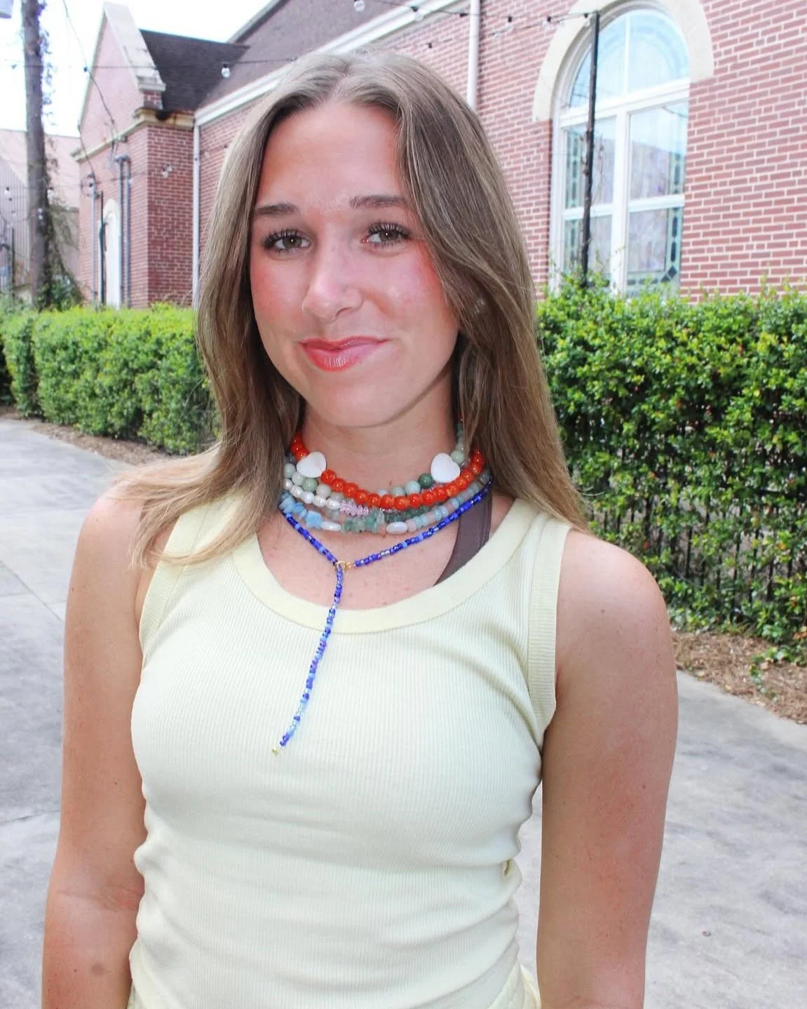 Beaded necklace stack perfect for holidays or special occasions, available for custom orders