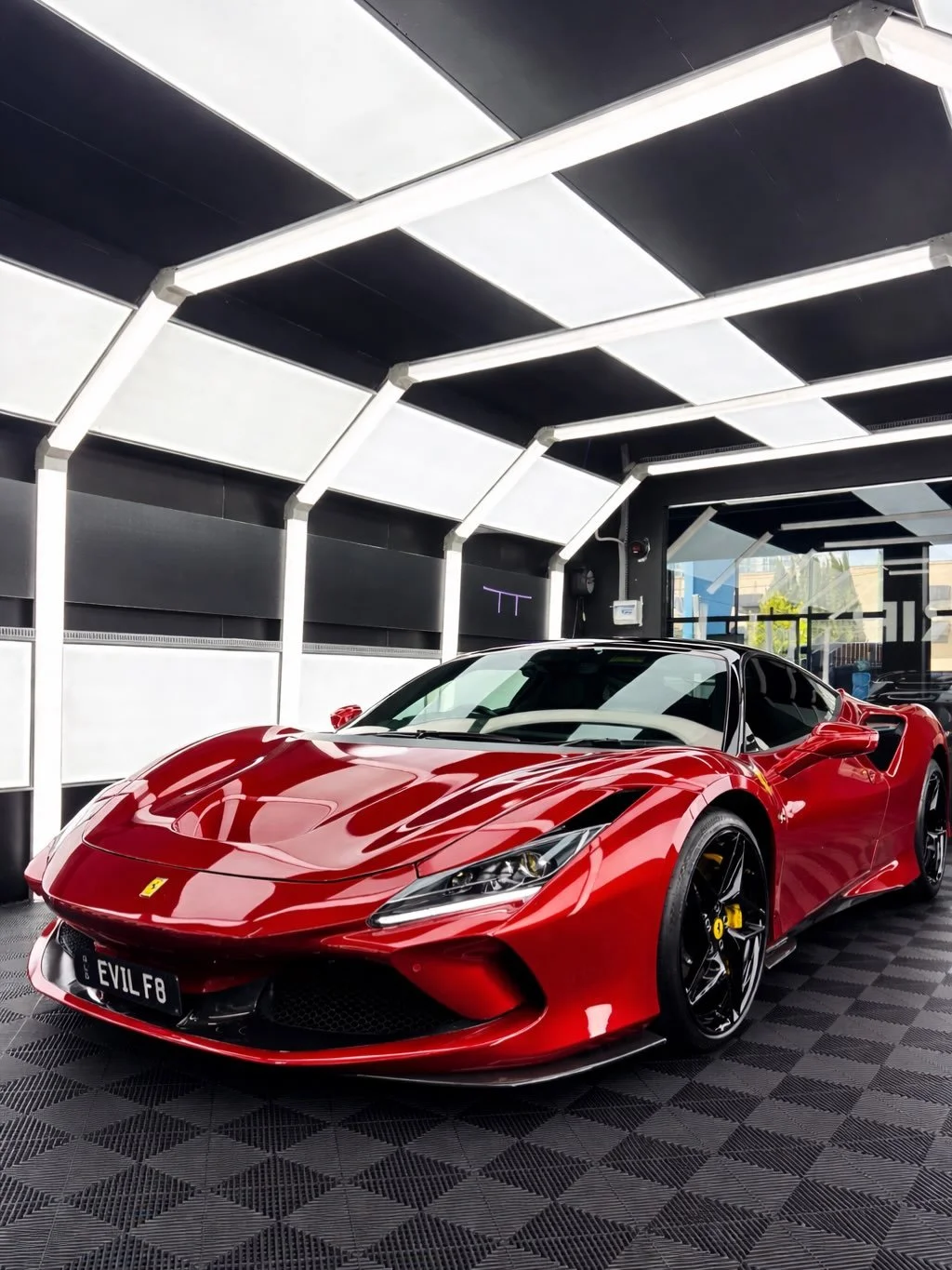 This stunning F8 Ferrari was in need of a new paint protection film installation. The car had been driven as it was intended to and needed a pre sale tidy up. This F8 is for sale and available to view @ferrarigoldcoastofficial 

@suntekfilms_au 
@sun