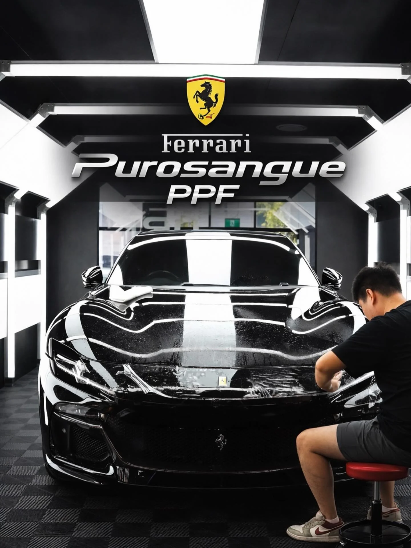 Ferrari Purosangue protected the right way.

This vehicle received a full paint protection film installation, preserving the factory finish while enhancing depth and clarity.

Every panel was meticulously prepared and applied with precision to ensure