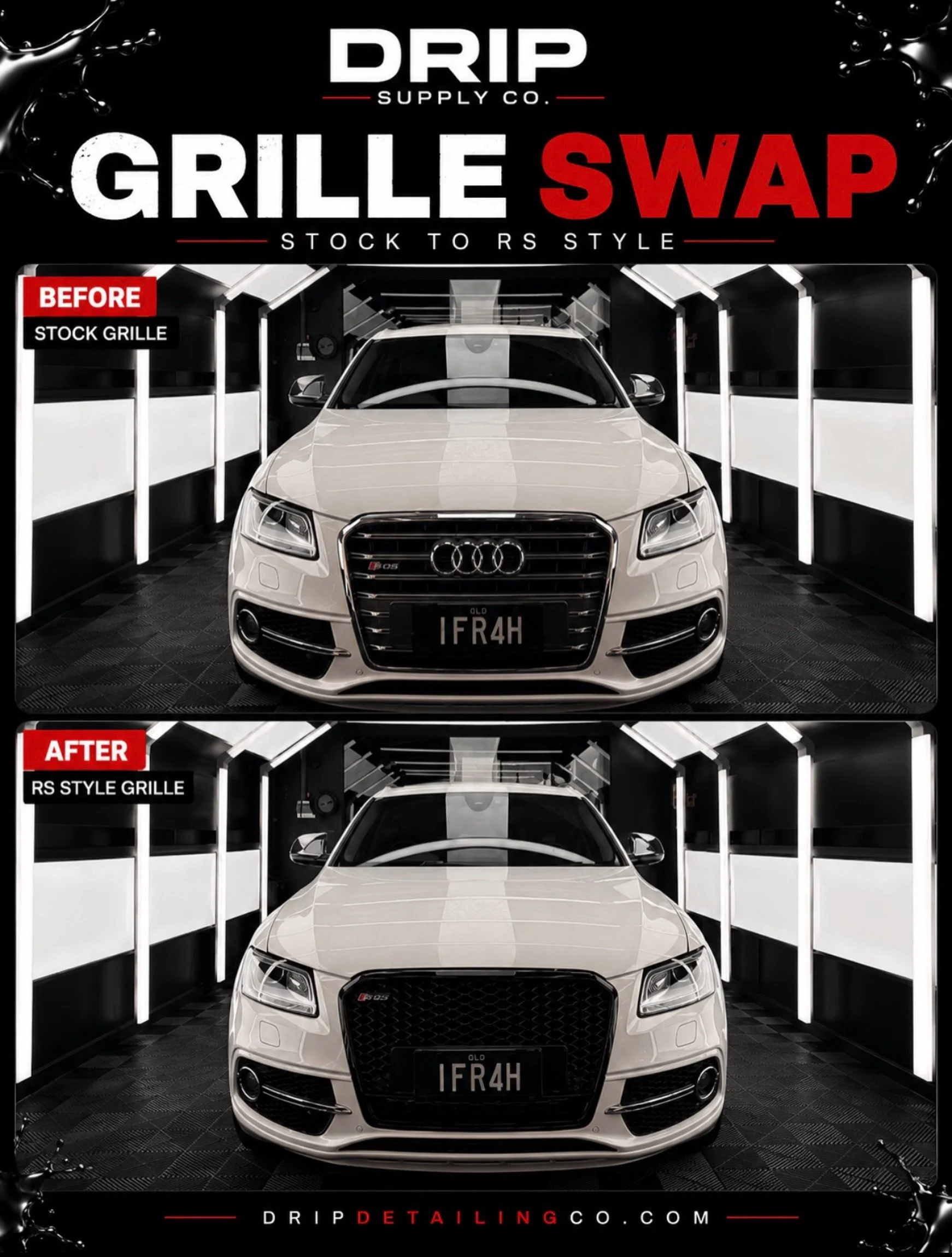 Stock is safe. RS style changes the whole attitude. 🔥

Simple upgrade. Massive difference.

Transform your front end with an RS style grille swap and give your car a more aggressive, modern look without changing the identity of the car.

Built in th