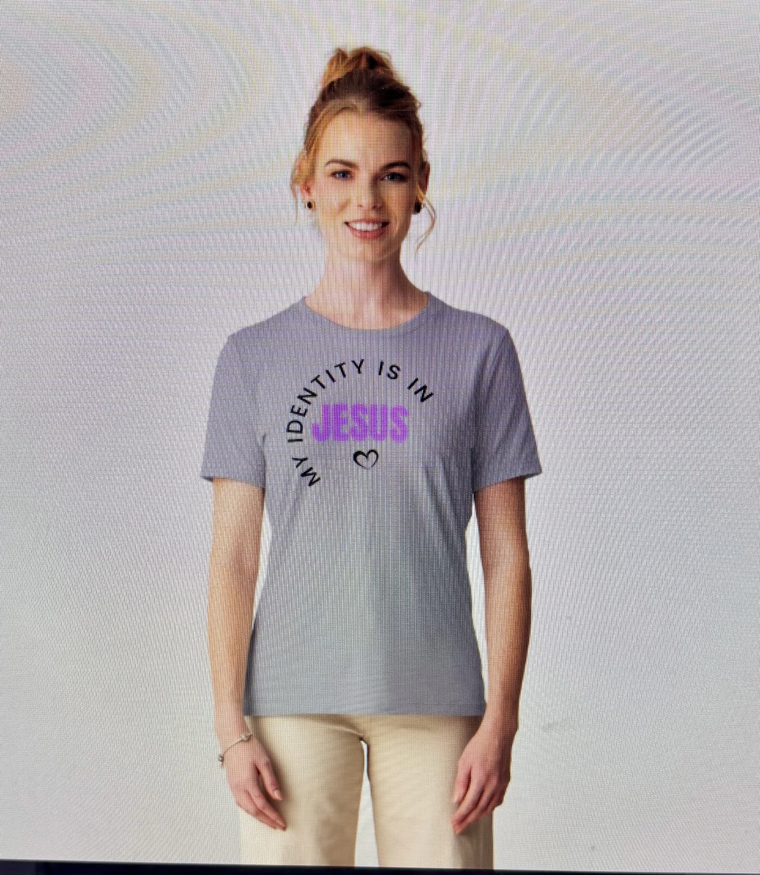 Expressive Faith T-Shirt - My Identity in Jesus