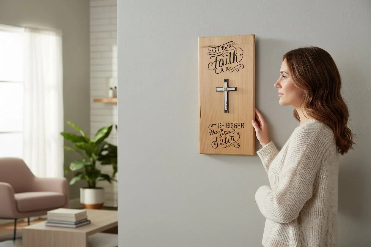 Custom 'Faith' Plaque