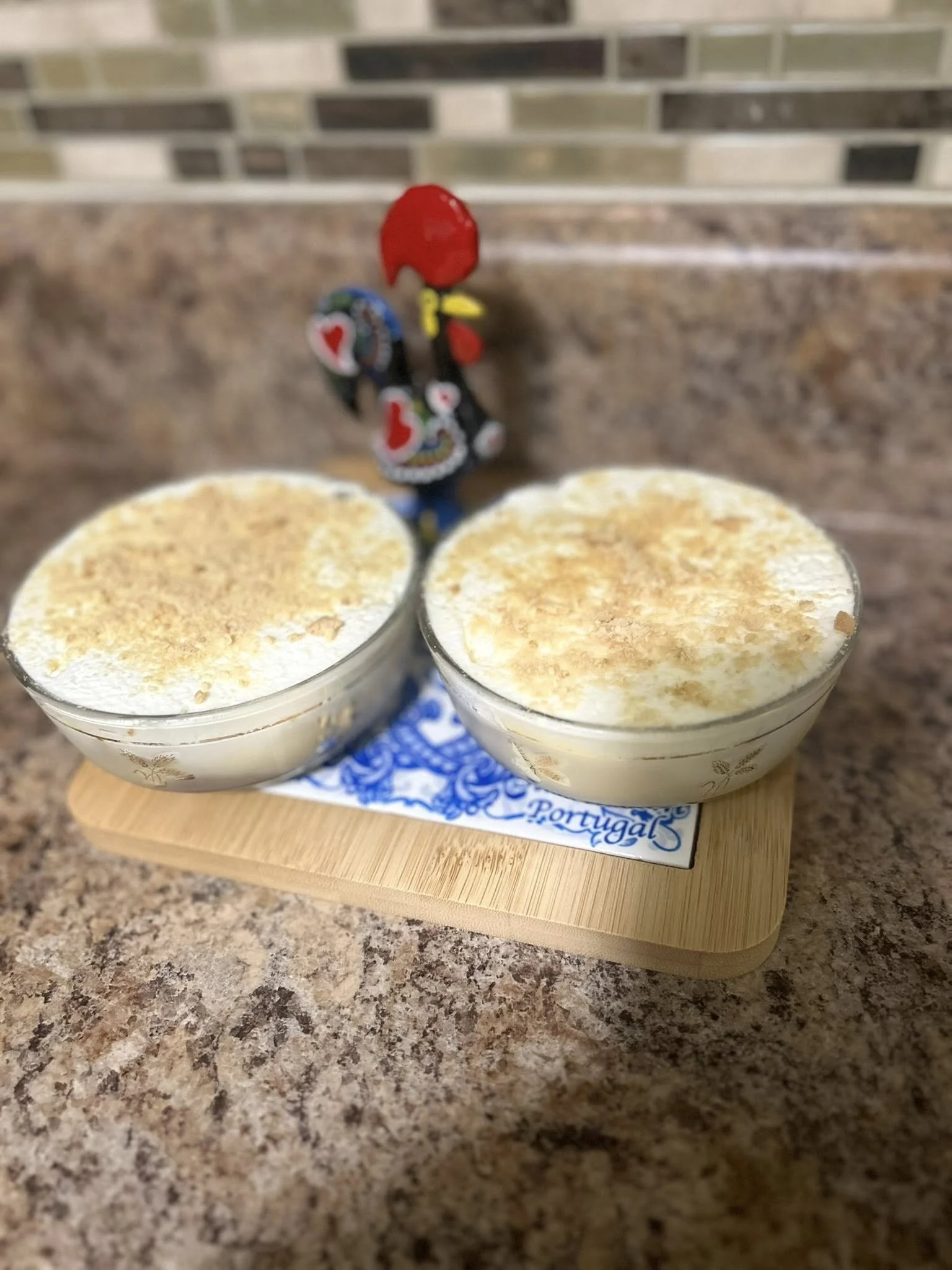 Doce da avó -- 3 layeres of coffee soaked Maria cookies, condensed milk and heavy cream
