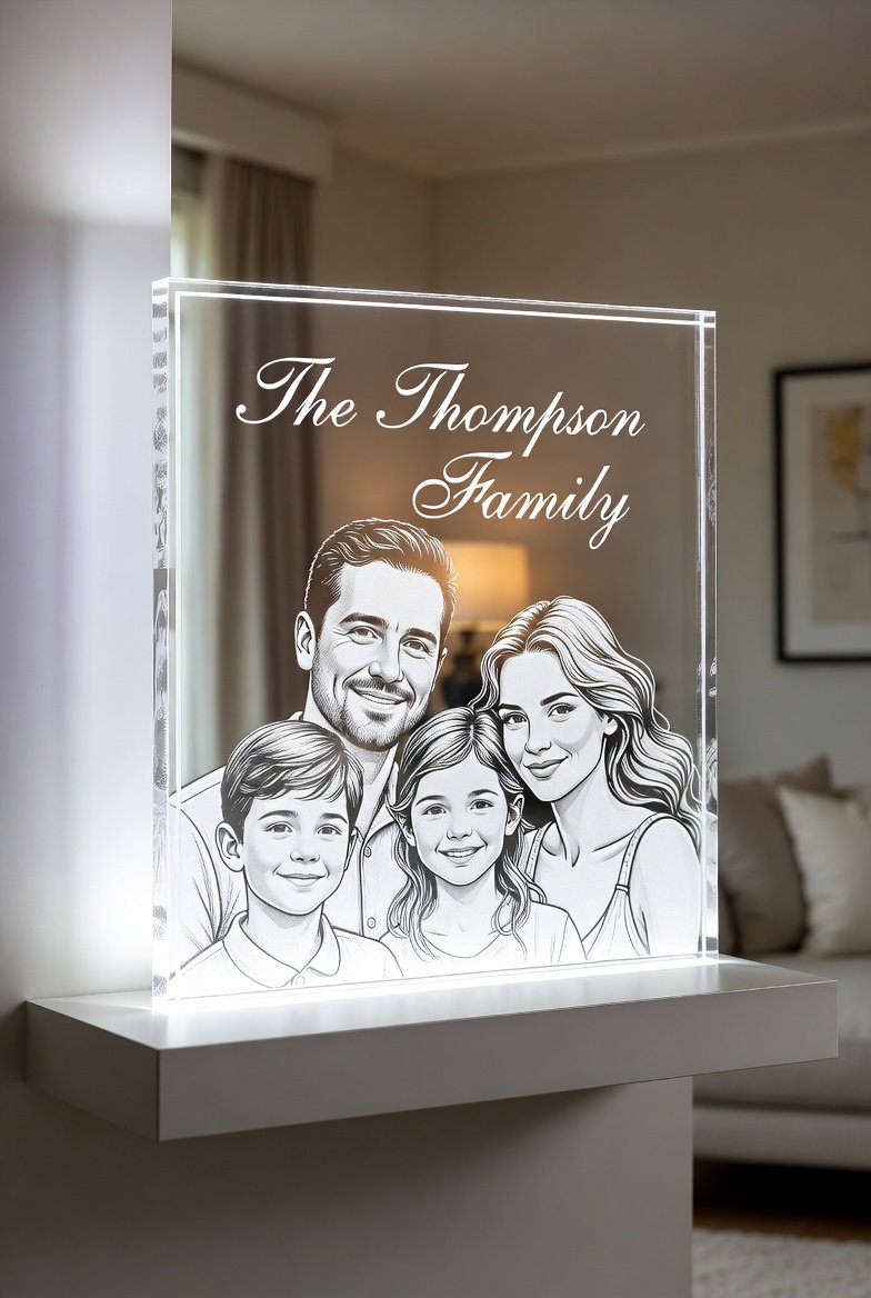 Custom Acrylic Photo Engraving