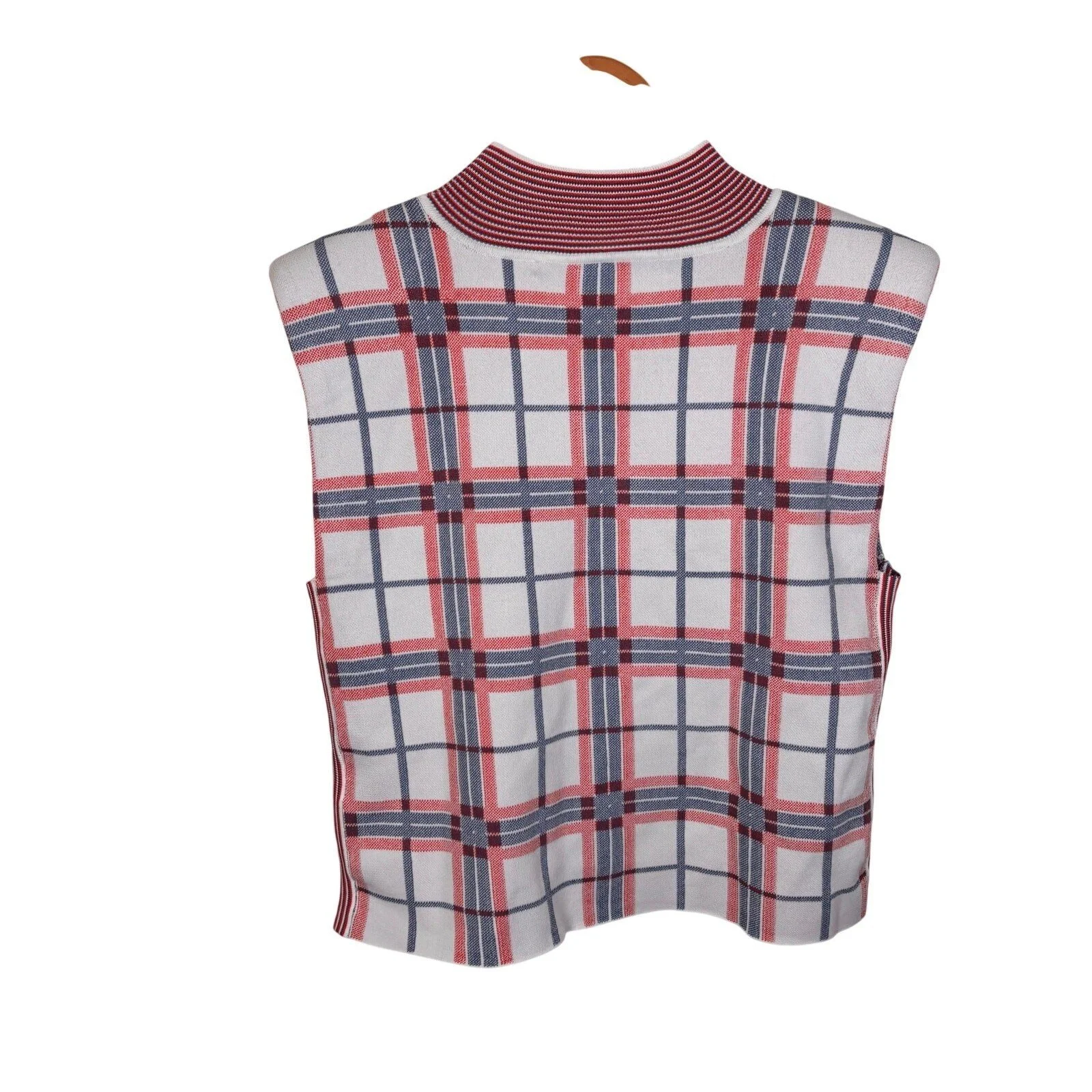 Veronica Beard Michler High Neck Knit Tank Top XS