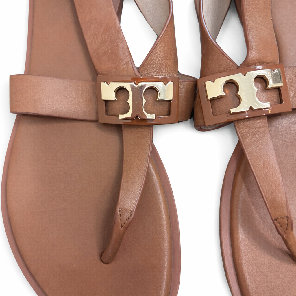 Tory Burch Leather Gigi Thong Sandals Size 6.5