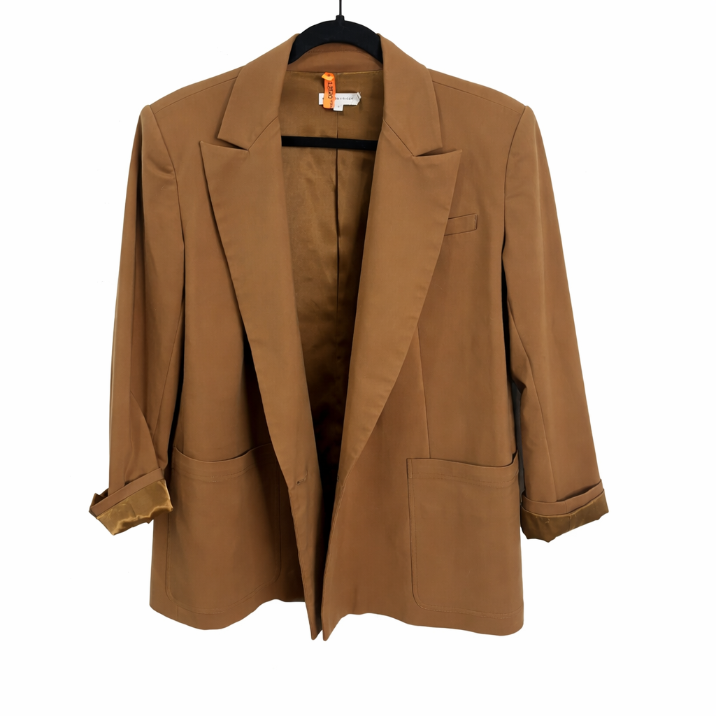 Good American Essential Suiting Sculpted Blazer Jacket Size 1