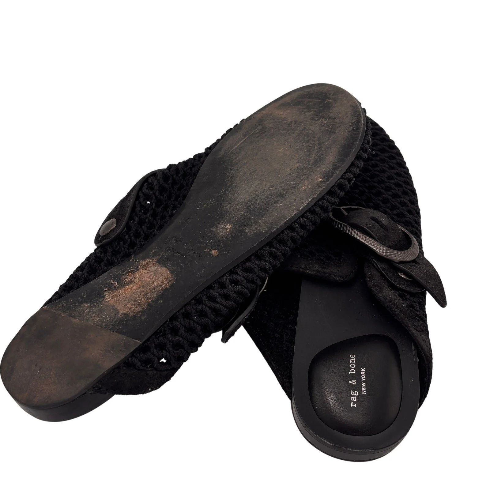 Rag & Bone Ansley Mule Net Slip On Shoes 38