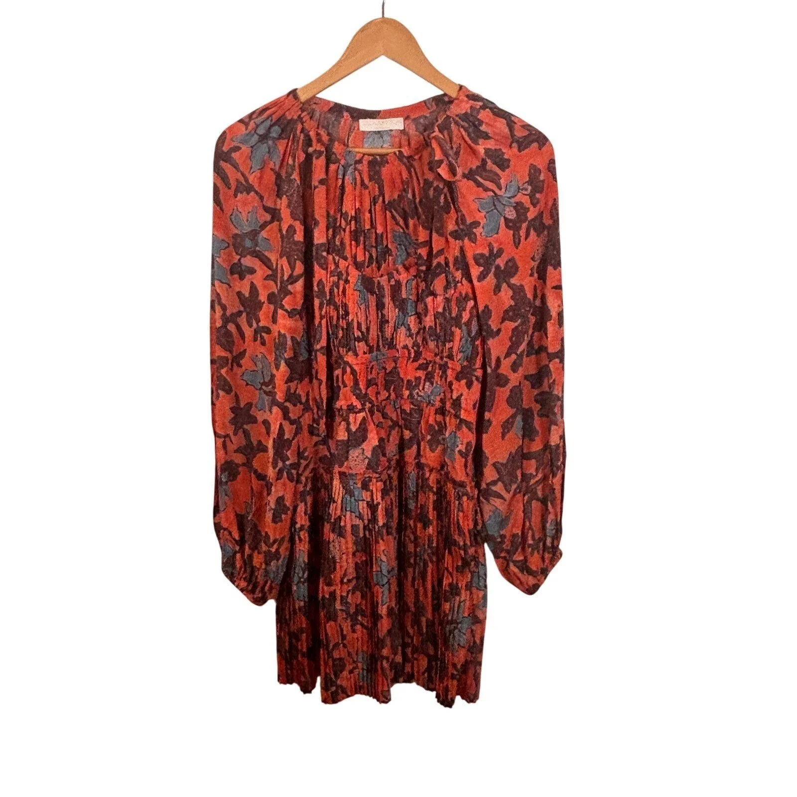 Ulla Johnson Pre Fall 2022 Sefia Silk Mini Dress 4