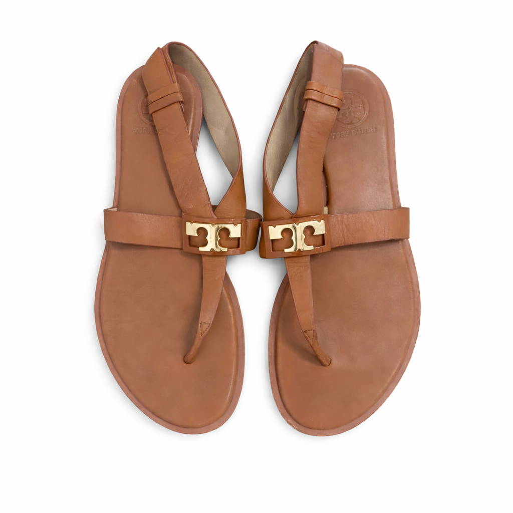 Tory Burch Leather Gigi Thong Sandals Size 6.5