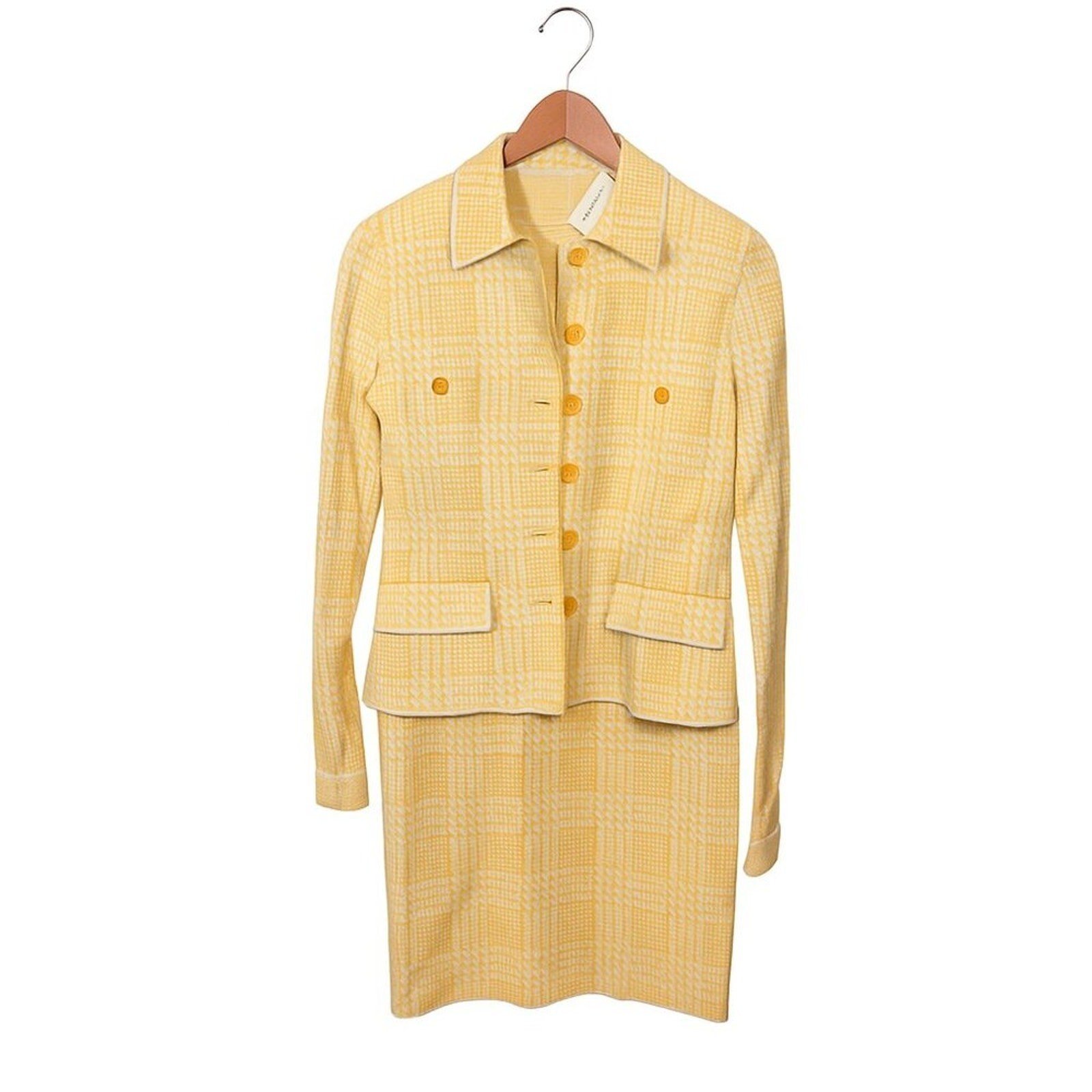 Sportmax Penna Knit Jacket Dress Perdoni Mini Dress Set S