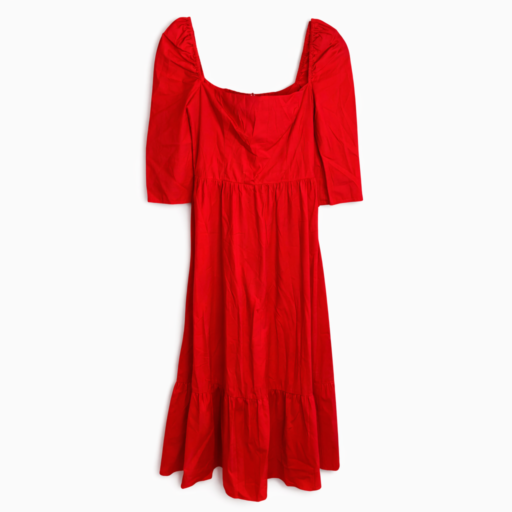 Reformation Cyprus Puff Sleeve Tiered Maxi Dress 2