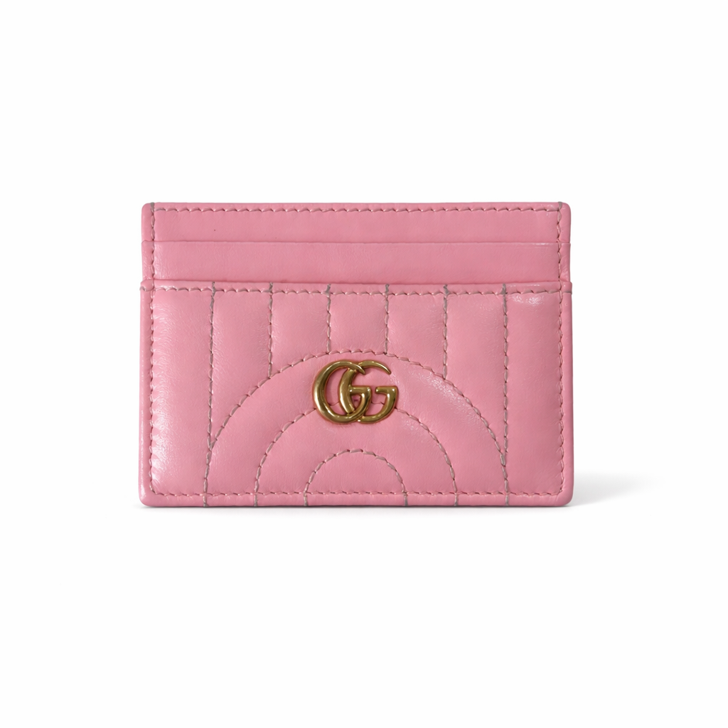 Gucci GG Marmont Card Holder | Peach