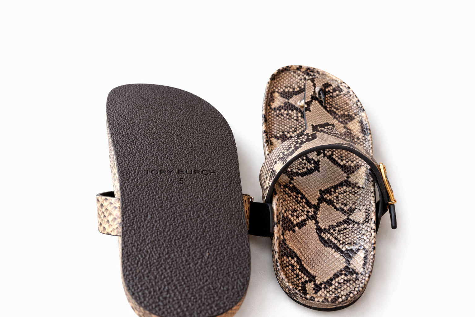 Tory Burch Mellow Camo Thong Sandals Size 5