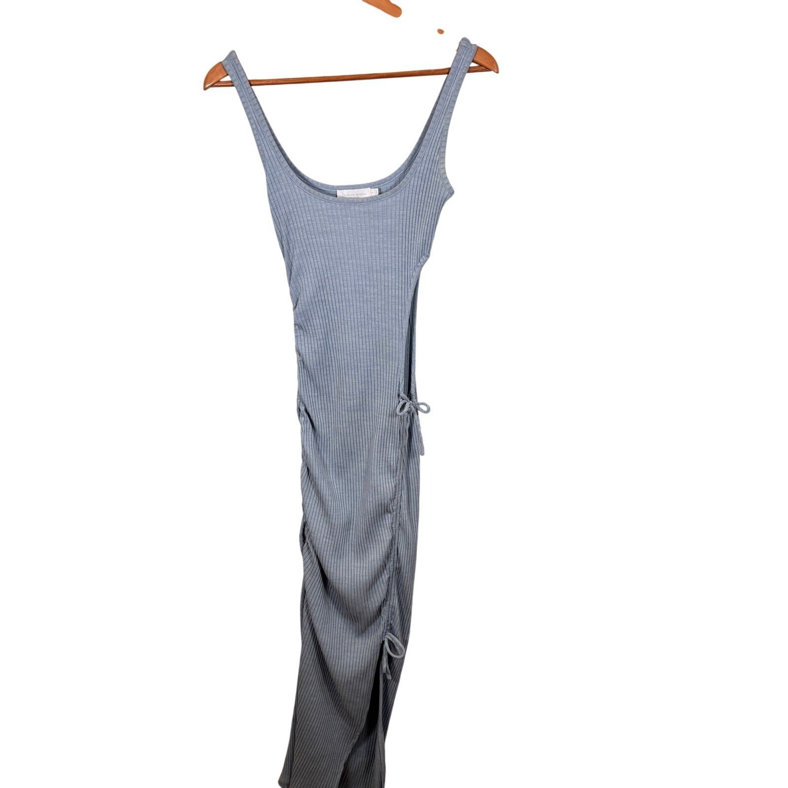 Jonathan Simkhai Standard Rumer Cut Out Rib Knit Midi Dress S