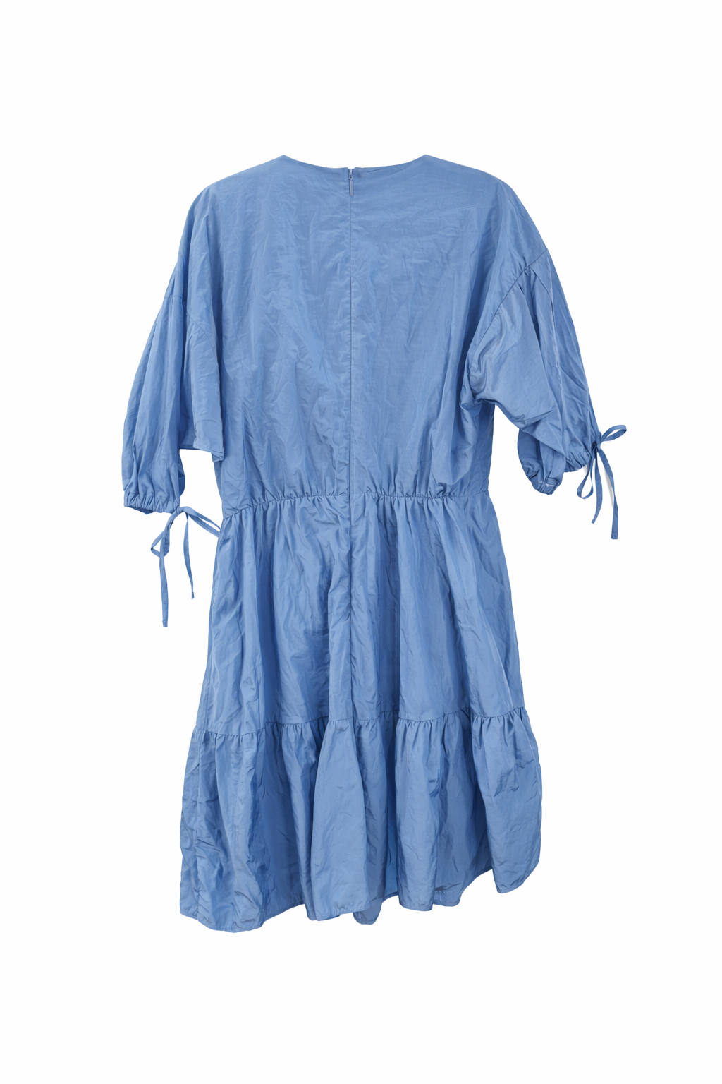 TED BAKER Suza Puff Sleeve Tiered Mini Dress 3