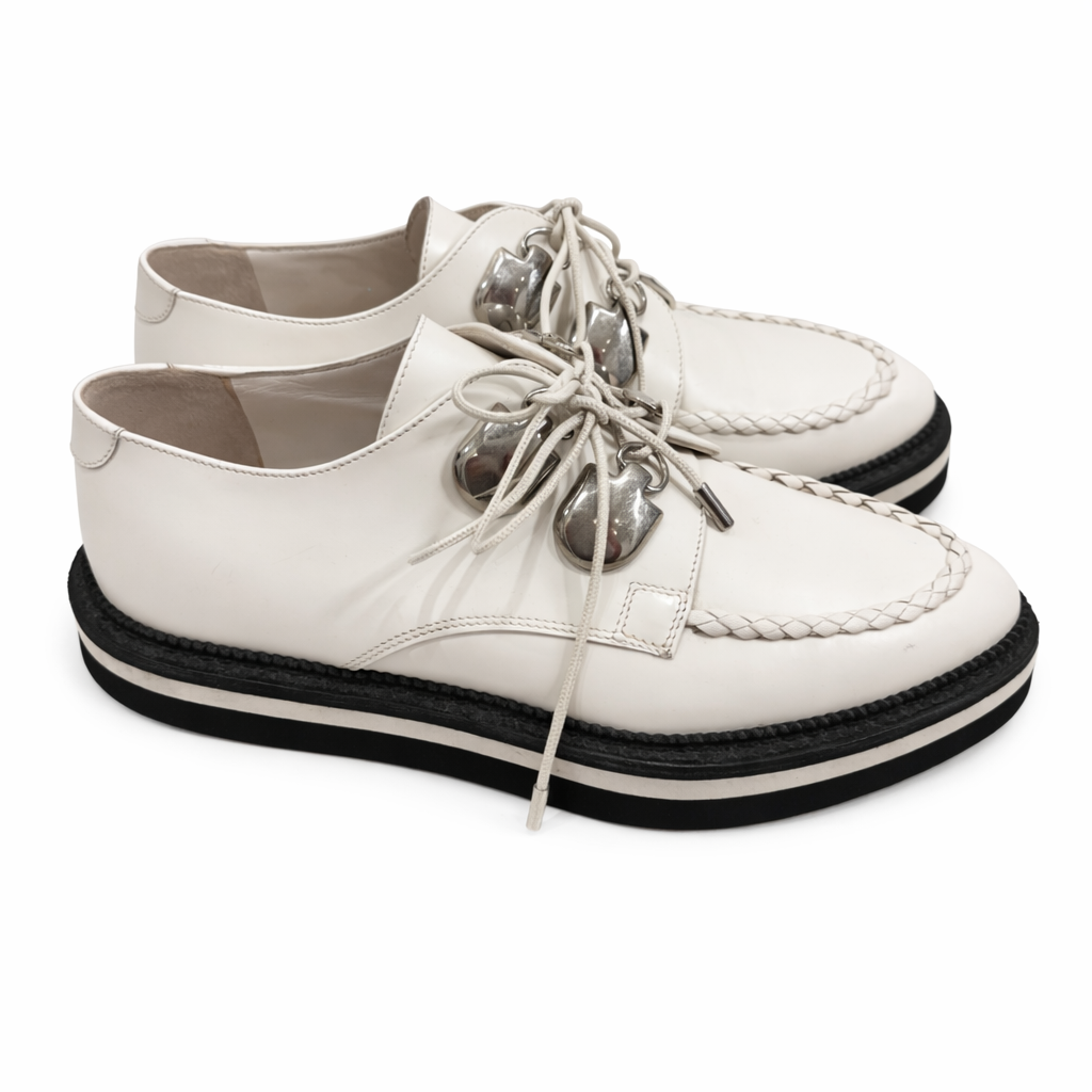 Alexander McQueen Rare Creepers Rockabilly Oxfords Shoes Size 36.5