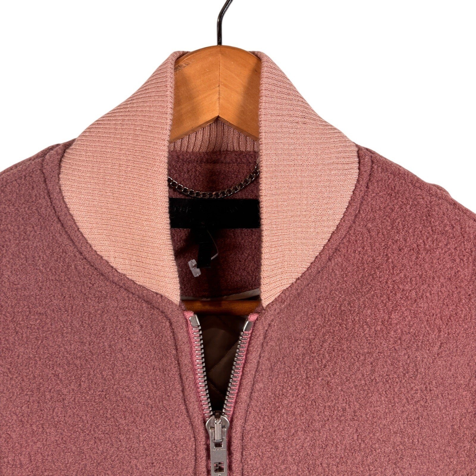 Rag & Bone Oversized Elle Bomber Wool Jacket XS