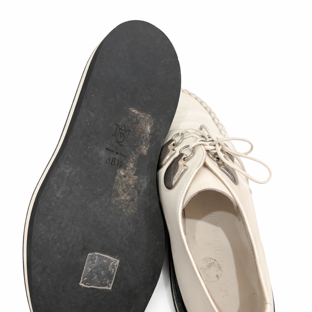 Alexander McQueen Rare Creepers Rockabilly Oxfords Shoes Size 36.5