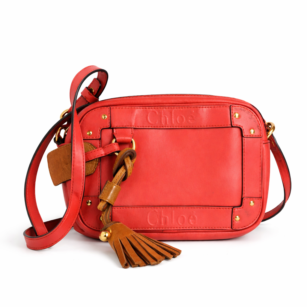 Chloé Vintage Y2K Tassel Crossbody Camera Bag