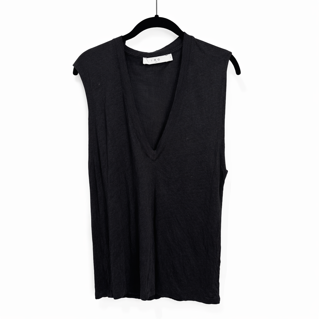 IRO Paris Sleeveless V-Neck Tank Top S