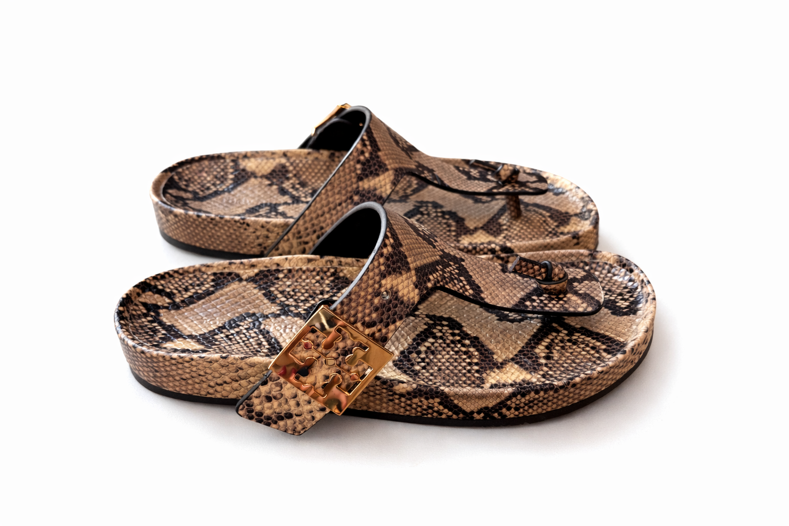 Tory Burch Mellow Camo Thong Sandals Size 5