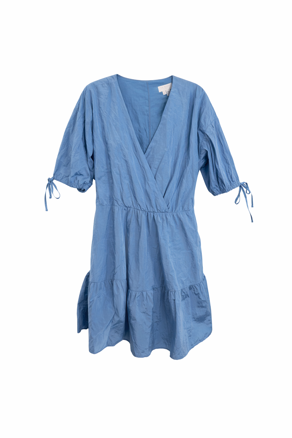 TED BAKER Suza Puff Sleeve Tiered Mini Dress 3