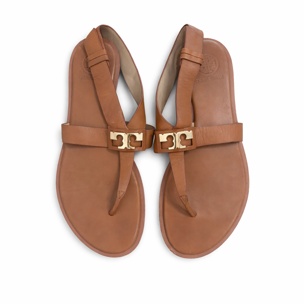 Tory Burch Leather Gigi Thong Sandals Size 6.5