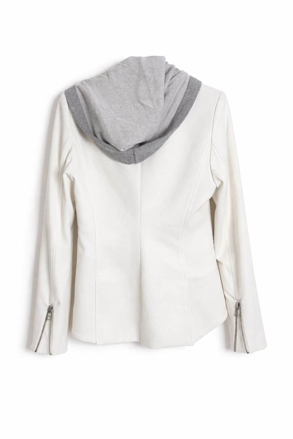 Veronica Beard Hadley Scuba Blazer White w/ Grey Dickey Size 2