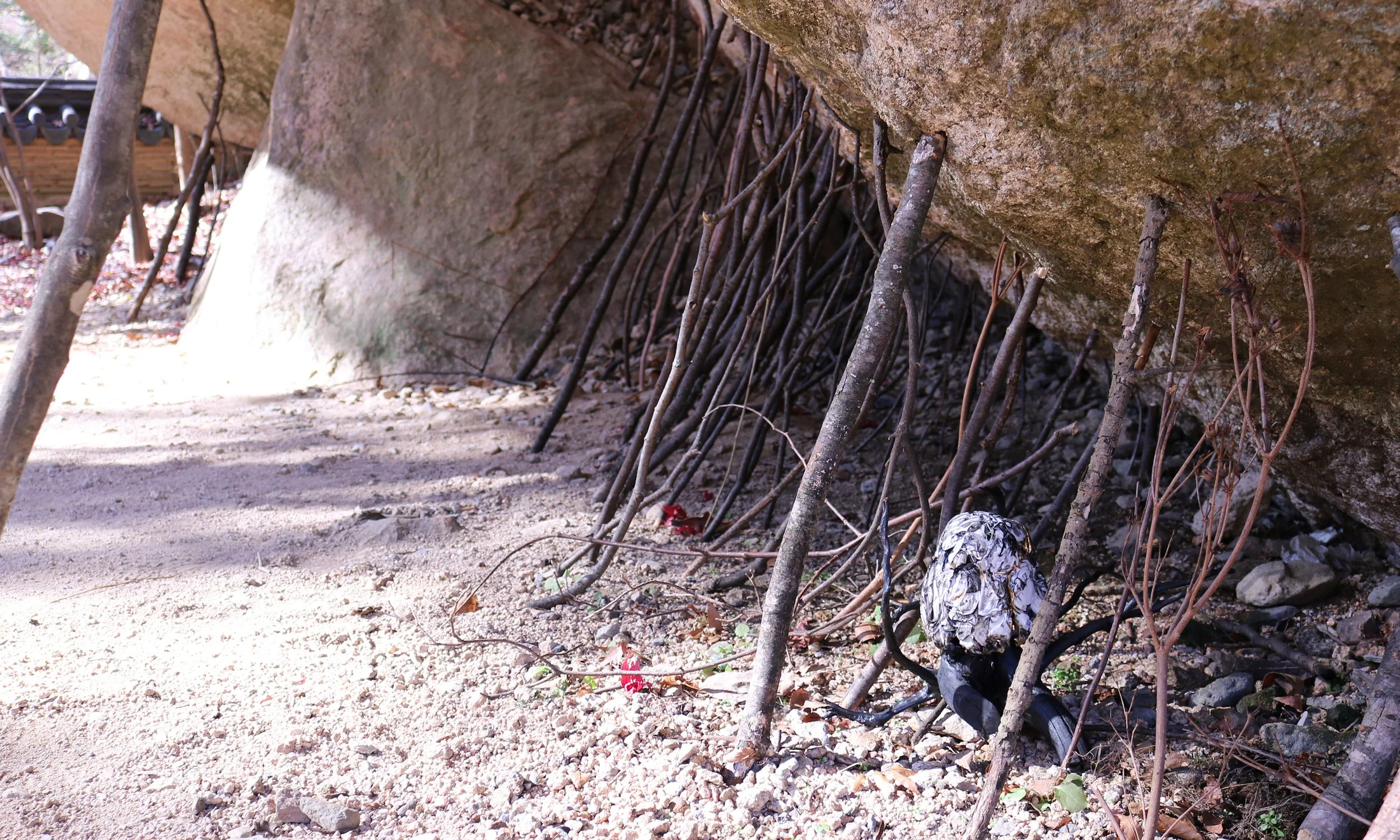 Installation view at Beopjusa Temple, Boeun, South Korea