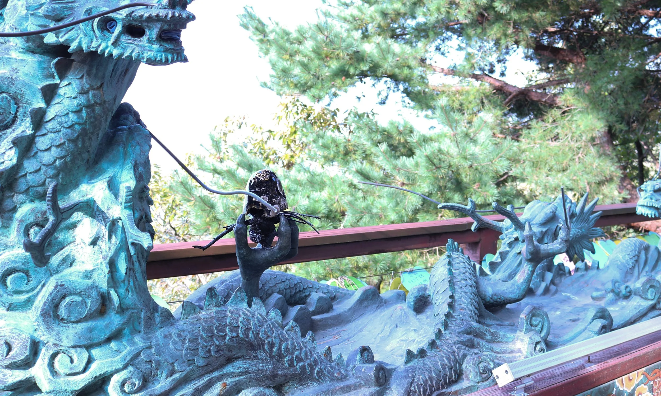 Installation view at Bomunsa Temple, Incheon, South Korea