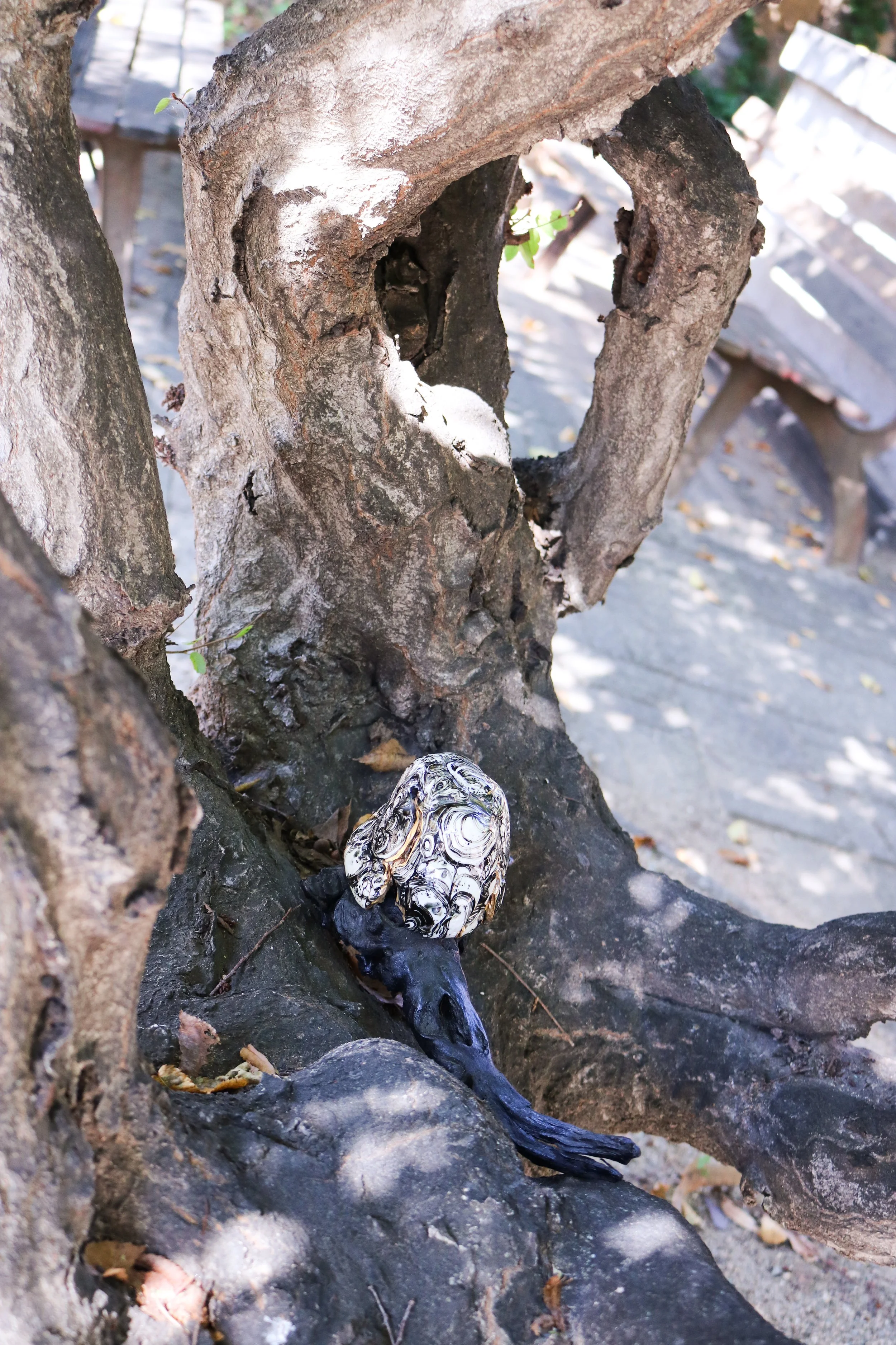 Installation view at Yeonhwasa Temple, Gimhea, South Korea