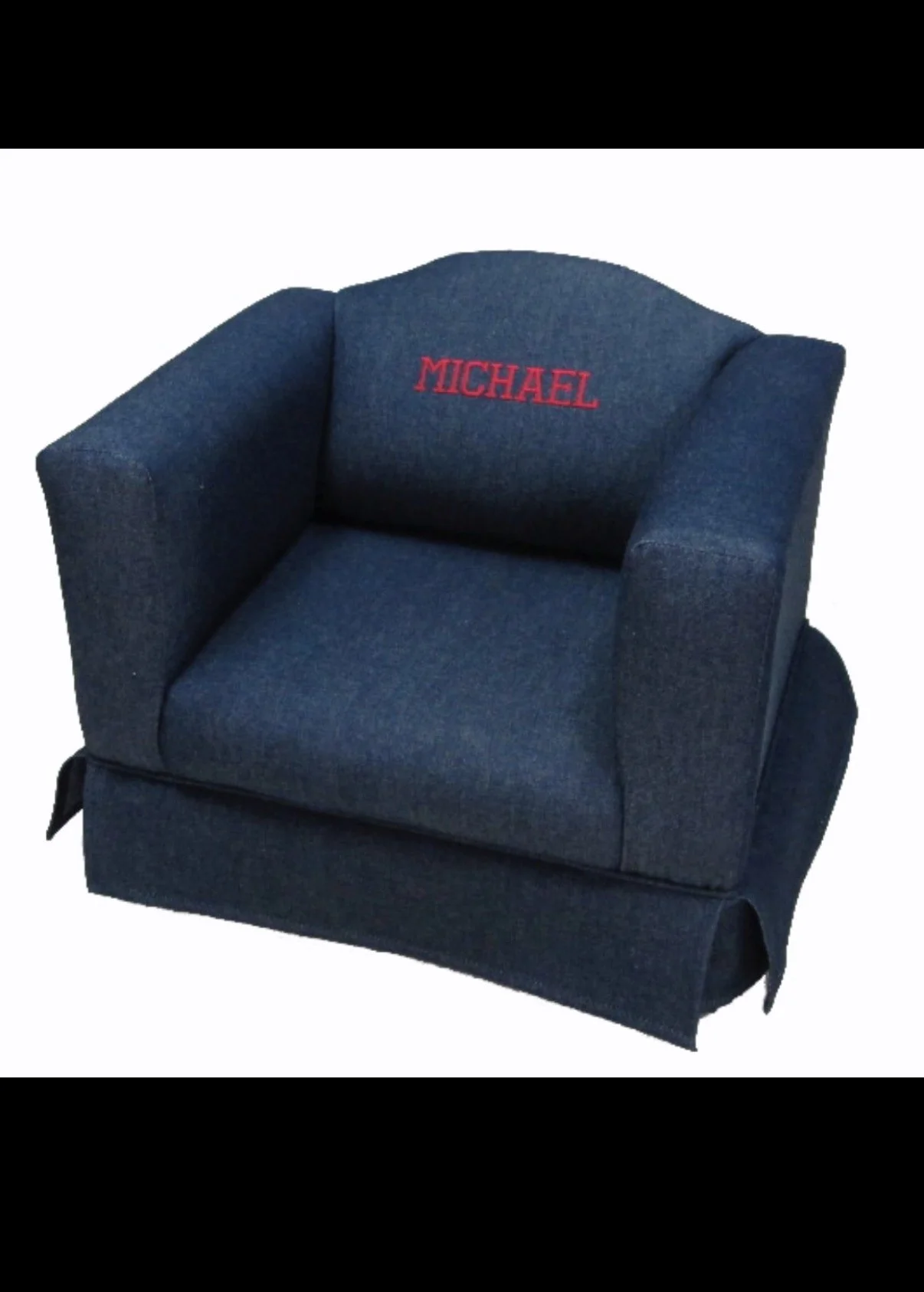 Queen Ann Chair with Box Skirt