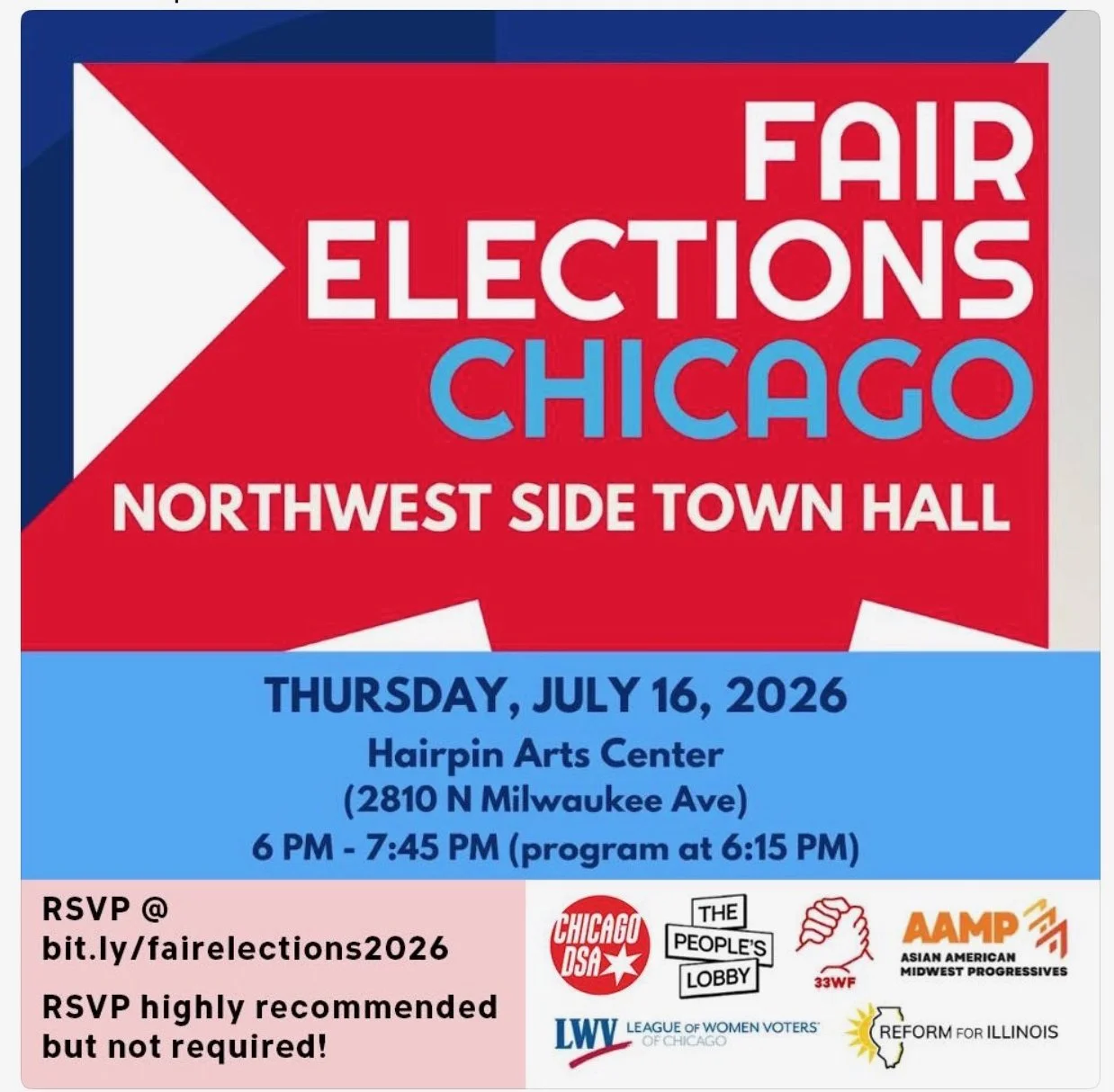 Fair Elections Chicago NW Town Hall