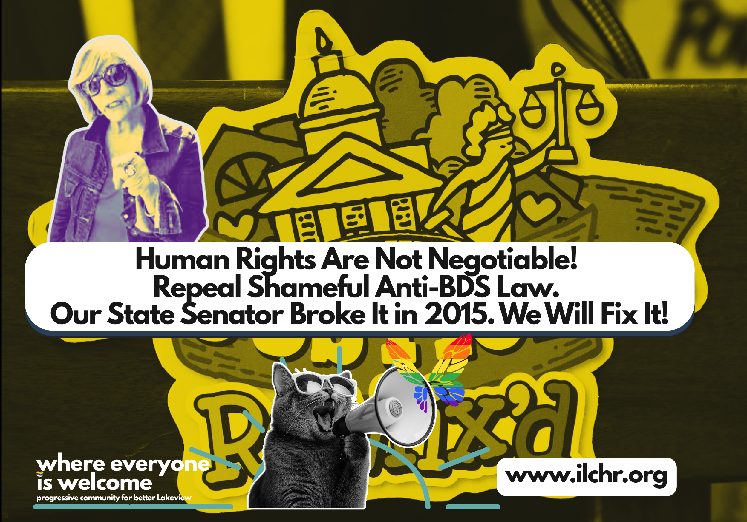 Join the fight to restore respect for human rights under Illinois law