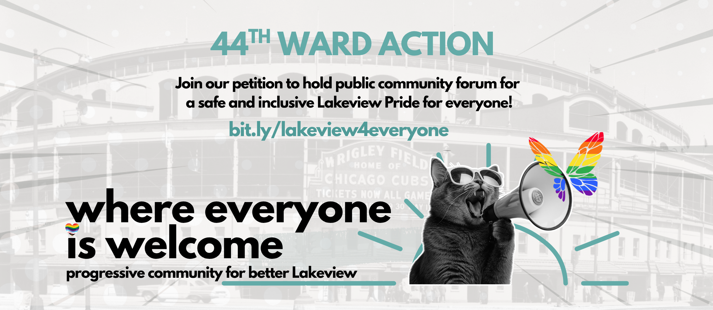 Join our petition to hold public community forum for a safe and inclusive Lakeview Pride for everyone!