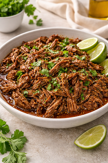 No Tomato Mexican Shredded Crockpot Beef&nbsp;