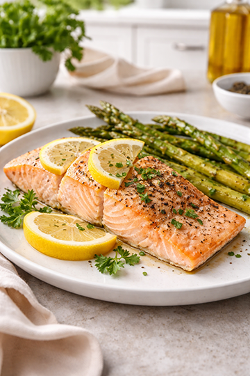 Simple Lemon–Salt–Pepper Salmon&nbsp;