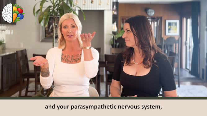 Angela & Hannah in one of the Limbic System Reset videos