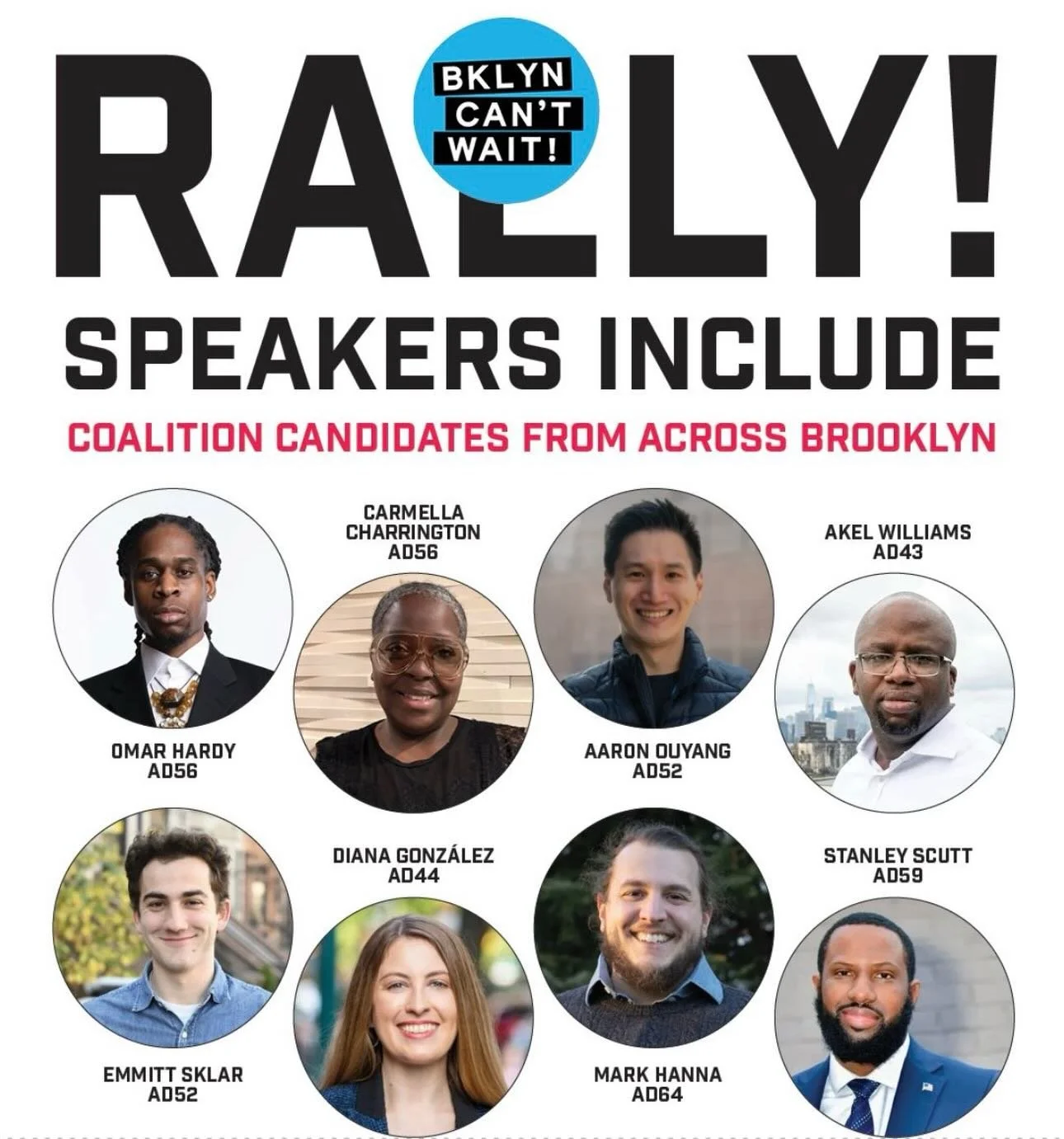 Come through to Fort Greene Park today @ 5pm to meet the slate! We are fighting for a better Democratic Party here in Brooklyn! 

Bring a friend! GOTV! Let&rsquo;s win this together!

#brooklyncantwait