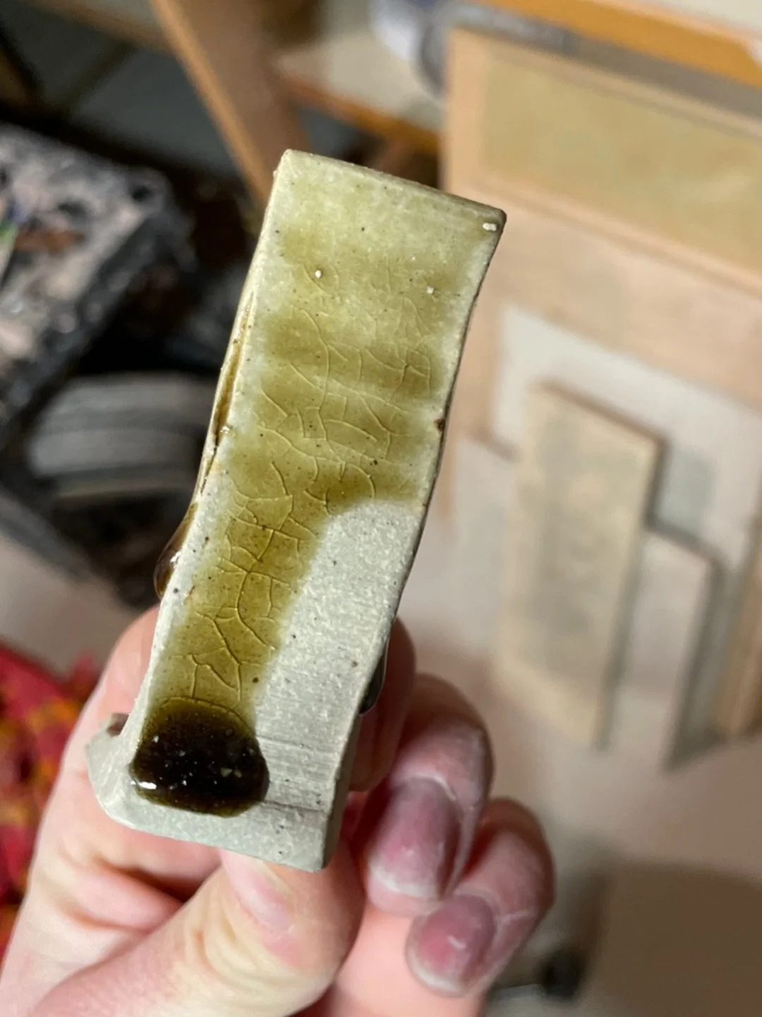 One of my favorite things about working with wild clay from around here is how unpredictable it can be.

Two clays can come from relatively close to each other and come out of the kiln looking completely different. Browns, reds, buffs, sometimes colo